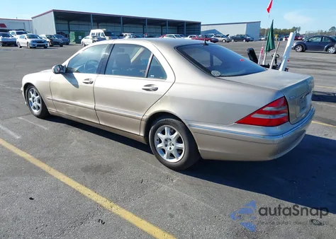 2002 Mercedes-Benz S 500 from USA, damaged, VIN WDBNG75J02A290554